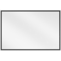 Obdĺžnikové zrkadlo MEXEN LOFT 60x40 cm - čierny rám, 9852-060-040-000-70