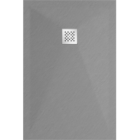 Sprchová vanička MEXEN STONE+ 90x100 cm - betónová šedá - minerálny kompozit, 44619010