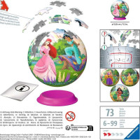 RAVENSBURGER 3D Puzzleball Disney princeznej 73 dielikov