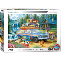 EUROGRAPHICS Puzzle Jeep: Poriadny náklad 1000 dielikov