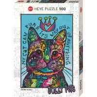 HEYE Puzzle Jolly Pets: Moja mačka vie vrnieť 500 dielikov