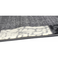 Behúň TAPIS Tiles - tmavo šedý