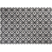 Kusový koberec MAYA Květy - šedý