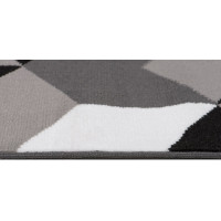 Kusový koberec MAYA Cubes - šedý/černý