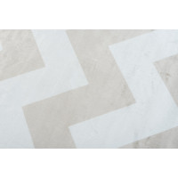 Kusový koberec ISFAHAN Zig zag - krémový/biely