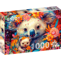 ENJOY Puzzle Maznanie s koalou 1000 dielikov