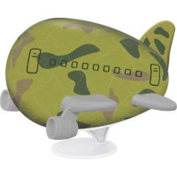 PINTOO 3D puzzle Lietadielko: Maskované lietadlo 80 dielikov