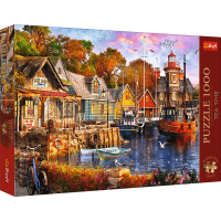 TREFL Puzzle Premium Plus Tea Time: Prístav pri mori 1000 dielikov