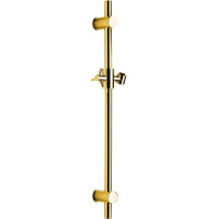 Sapho Sprchová tyč, posuvný držiak, guľatá, 700mm, zlato SC017