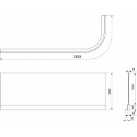 Polysan ASTRA L panel čelný 33812