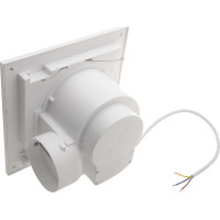 Sapho TECTO stropný ventilátor axiálny, 20W, potrubie 100mm, biela TC201