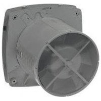Cata X-MART 12H kúpeľňový ventilátor axiálny s automatom, 20W, potrubie 120mm, nerez mat 01054000