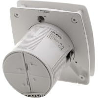 Sapho LEX kúpeľňový ventilátor axiálny s časovačom, 15W, potrubie 100mm, biela LX102