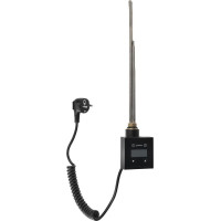 Sapho KTX vykurovacia tyč s termostatom, 300 W, čierna mat KTX-B-300
