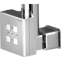 Sapho KTX vykurovacia tyč s termostatom, s krytom pre kábel, 600 W, chróm KTX-CW-600