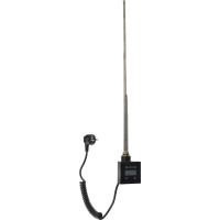 Sapho KTX vykurovacia tyč s termostatom, 800 W, čierna mat KTX-B-800