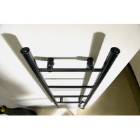 Sapho KARBO elektrický sušiak uterákov, okrúhly, 400x1120mm, 87 W, čierna mat KB904