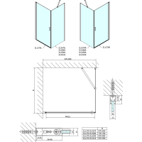 Polysan ZOOM LINE sprchové dvere 700mm, číre sklo ZL1270