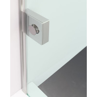 Polysan FORTIS EDGE sprchové dvere do niky 1000mm, číre sklo, pravé FL1610R