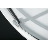 Polysan ZOOM LINE štvrťkruhová sprchová zástena 900x900mm, číre sklo, pravá ZL2615R