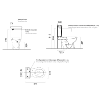 GSI CLASSIC nádržka k WC kombi, biela ExtraGlaze 878111