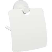 Sapho X-ROUND WHITE držiak toaletného papiera s krytom, biela XR732W