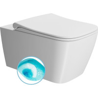 GSI NUBES závesná WC misa, Swirlflush, 35x55cm, biela dual-mat 961509
