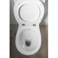 Sapho KAIRO CLEANWASH WC kombi s bidet. spŕškou, zadný odpad, biela PC106