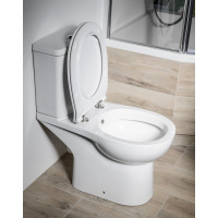 Sapho KAIRO CLEANWASH WC kombi s bidet. spŕškou, zadný odpad, biela PC106