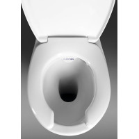 Sapho HANDICAP WC kombi zvýšený sedák, Rimless, zadný odpad, biela K11-0221