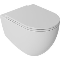 Isvea INFINITY WC sedadlo, SLIM, odnímateľné, Soft Close, biela mat 40KF0201I-S