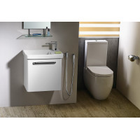 Kerasan FLO WC kombi misa 36x60cm, spodný/zadný odpad, biela 311701