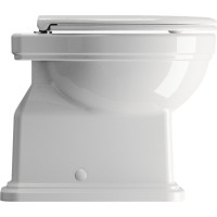 GSI CLASSIC WC misa stojaca, 37x54cm, spodný odpad, biela ExtraGlaze 871011