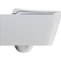 GSI NUBES závesná WC misa, Swirlflush, 35x55cm, biela dual-mat 961509