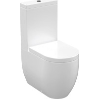 Kerasan FLO WC kombi misa 36x60cm, spodný/zadný odpad, biela 311701