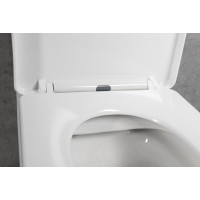 Bruckner LEON WC sedátko, Slim, Soft Close, duroplast, biela 301.307.4