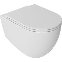 Isvea INFINITY WC sedátko, SLIM, odnímateľné, Soft Close, biela 40KF0200I-S