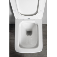 Sapho PORTO závesná WC misa, Rimless, 36x52cm, biela PZ102WR