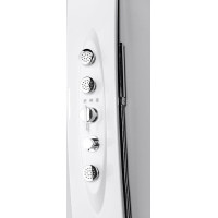 Polysan MOLA termostatický sprchový panel nástenný 210x1300mm, biela 80365