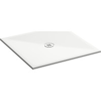 GSI Keramická sprchová vanička, štvorec 90x90x2cm, biela mat 46090909