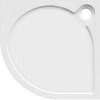 Gelco ARCA sprchová vanička z liateho mramoru, štvrťkruh 100x100cm, R550 PA551