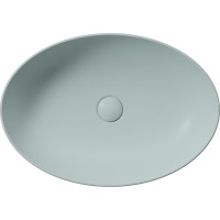 GSI PURA keramické umývadlo na dosku, 60x42cm, ghiaccio mat 884215