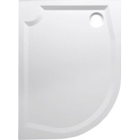 Gelco RIVA sprchová vanička z liateho mramoru, štvrťkruh 120x90cm, pravá GR12090R