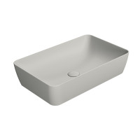 GSI NUBES keramické umývadlo na dosku 60x38cm, cenere mat 903617