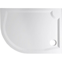 Gelco RIVA sprchová vanička z liateho mramoru, štvrťkruh 120x90cm, pravá GR12090R