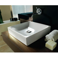 Kerasan CENTO keramické umývadlo na dosku, 45x45cm, biela 354401