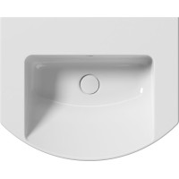 GSI NORM keramické umývadlo 60x49cm, oblé, bez otvoru, biela ExtraGlaze 8645011