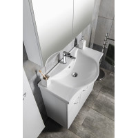 Aqualine ZARA 80 keramické umývadlo nábytkové 79, 5x46cm, biela 10080