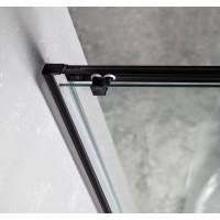 Gelco SIGMA SIMPLY BLACK obdĺžnikový sprchovací kút 1000x900 mm, L/P variant, rohový vstup, číre sklo GS2110BGS2190B