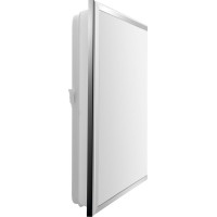 Sapho SILVER stropné LED svietidlo 28x28cm, 10W, 230V, denná biela, chróm AU461